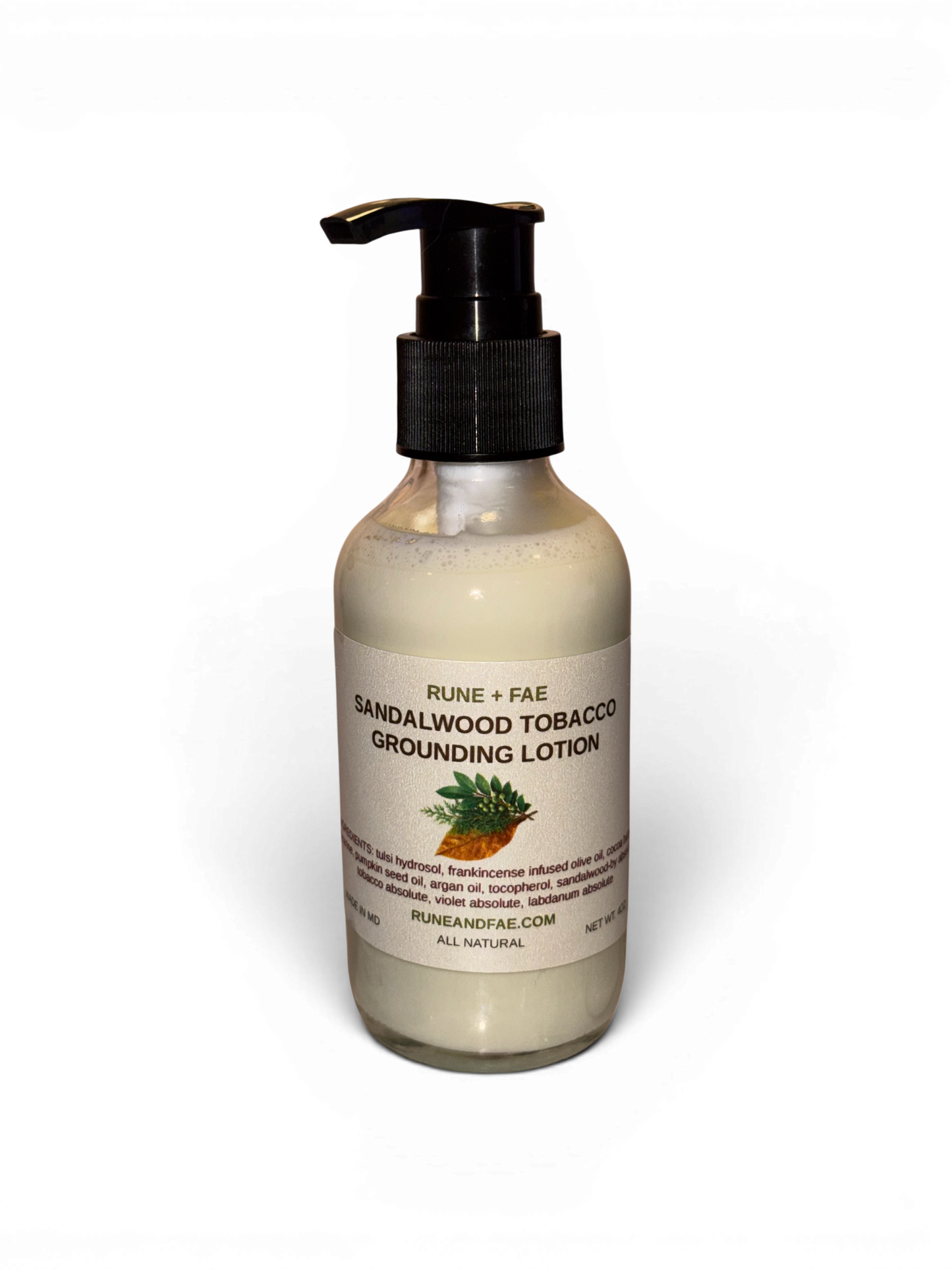 Sandalwood + Tobacco Grounding Lotion
