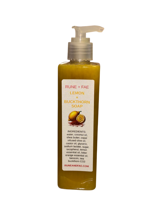 Lemon + Sea Buckthorn Liquid Soap